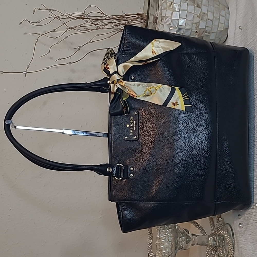 Great condition Kate Spade large black New York Wellesley Shoulder bag &…